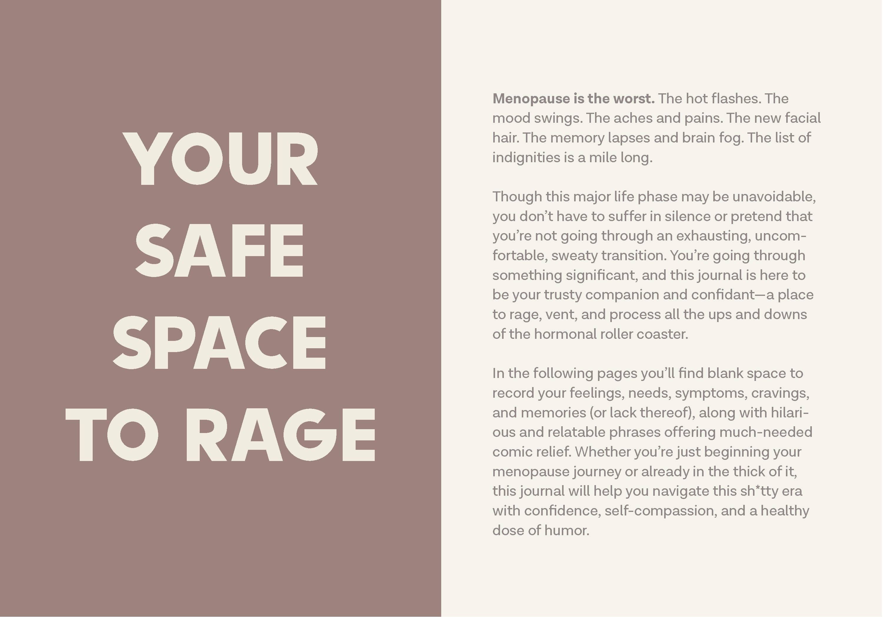 F*ck Menopause – A Guided Journal for Raging, Venting & Surviving the Change