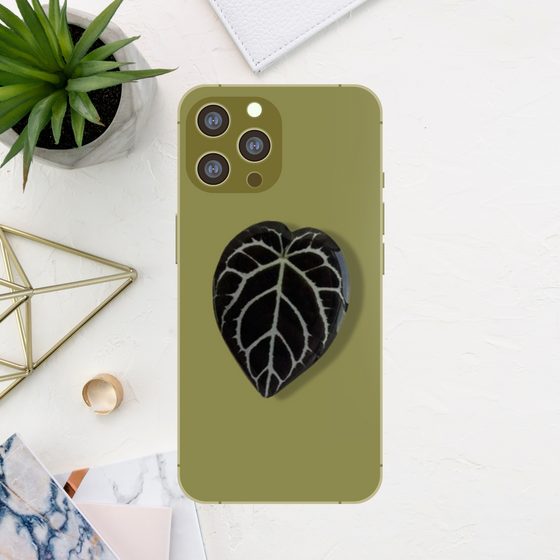 Anthurium Crystallinum Plant Leaf Phone Grip