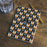 Half-Assed Ideas Retro Floral Lined Journal