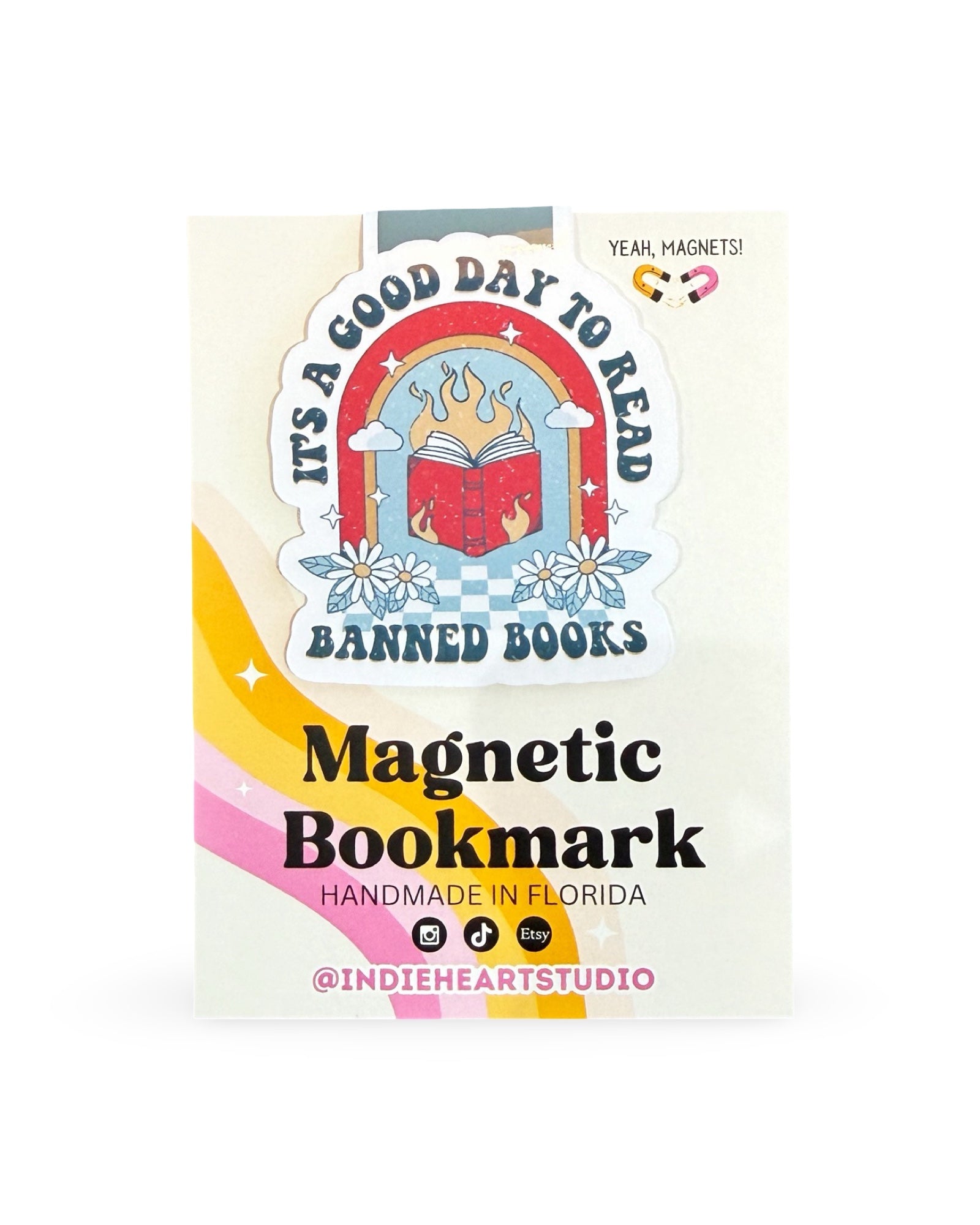 Good Day To Read Banned Books Magnetic Bookmark