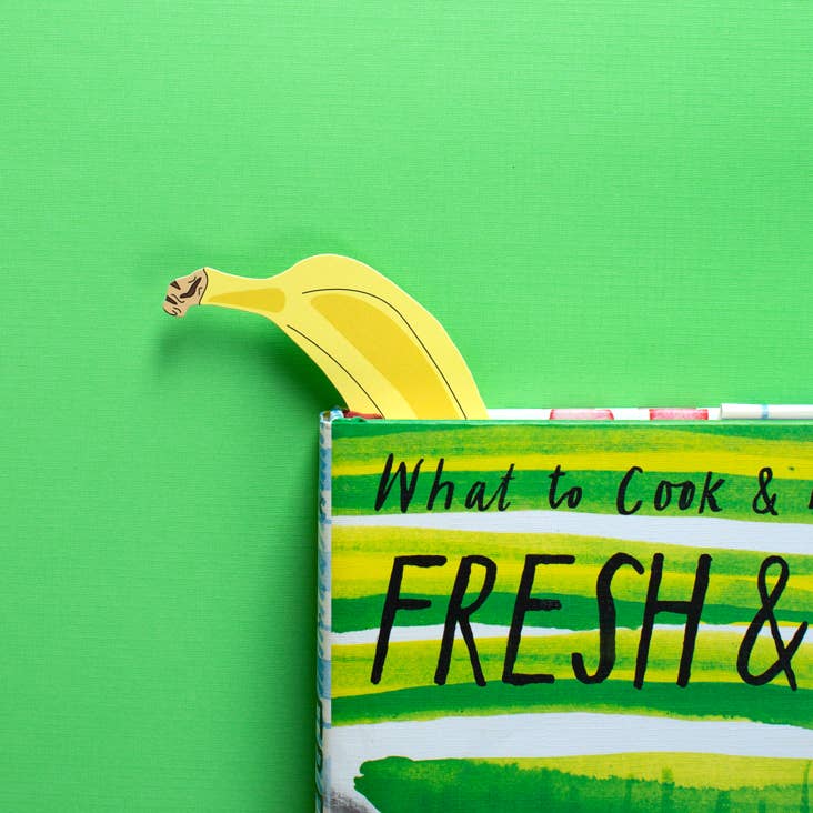 Ripe Banana Die Cut Bookmark