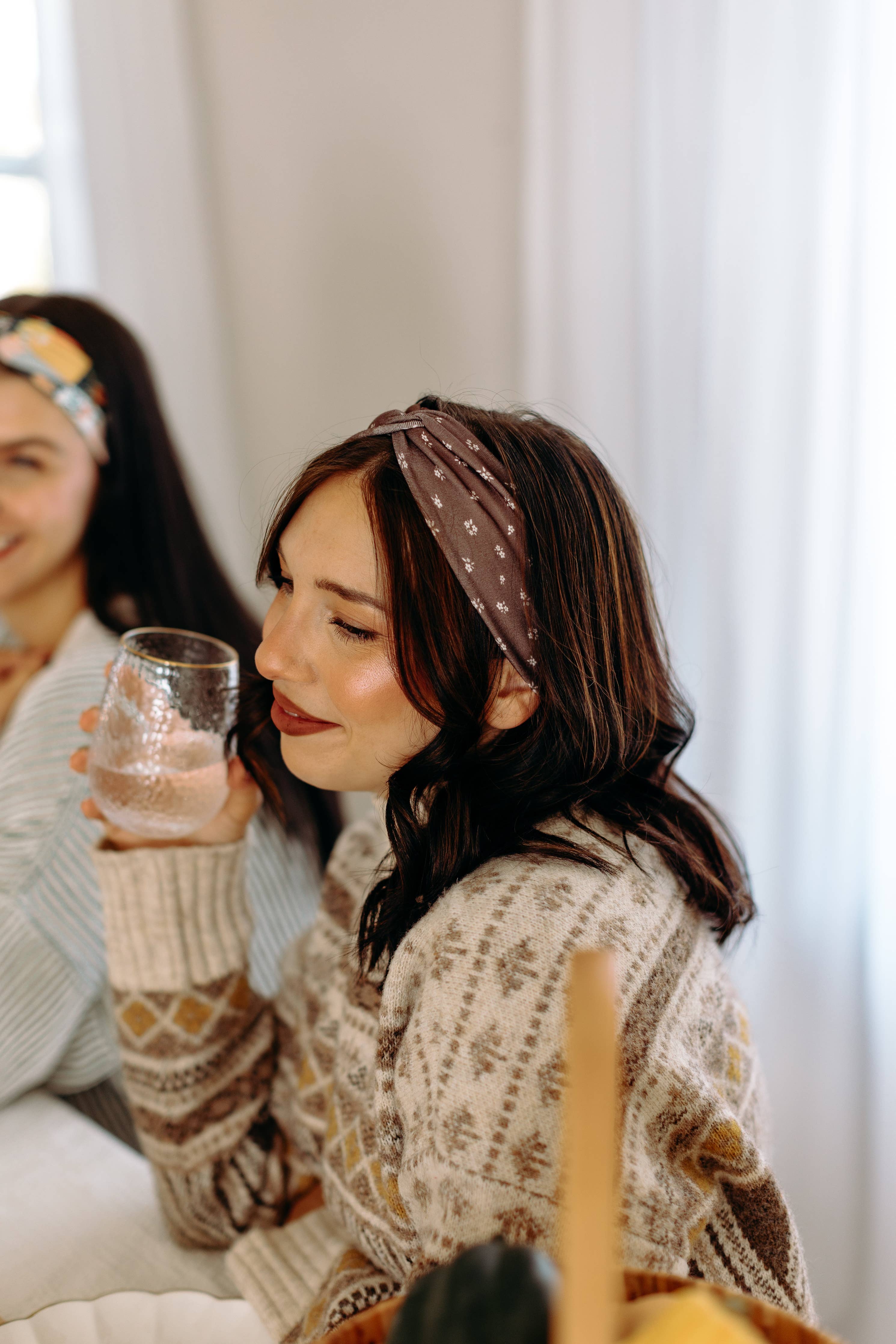 Lilac Market Headband: Vivi Floral (Non-Slip, Ultra-Soft, 3-in-1 Twist Style)