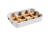 Biodegradable Bamboo Soap Dish with Drip Tray