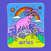 Wokeface Aries Zodiac Vinyl Sticker