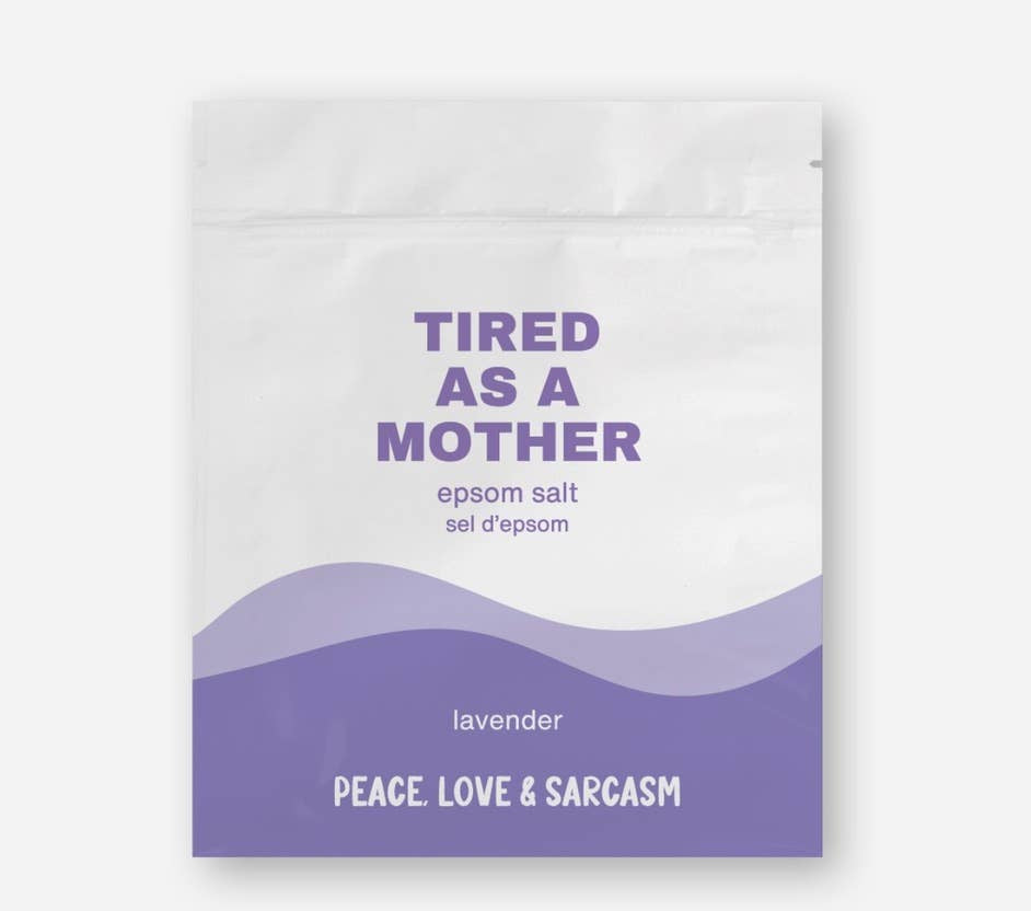 Tired as a Mother | Lavender Epsom Salt Bath Soak