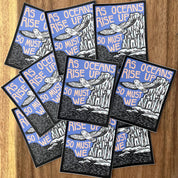 As Oceans Rise Up Climate Action Sticker