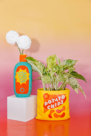 Ceramic Vase - Potato Chip Bag