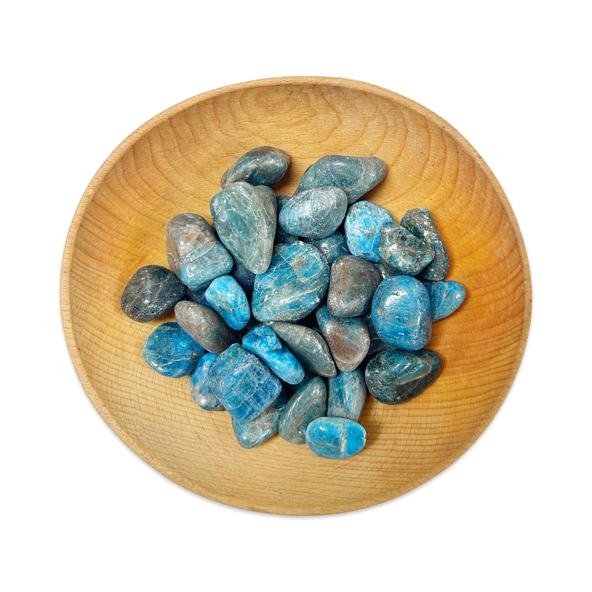 Blue Apatite Tumbled Stone