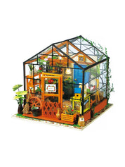 Book Nook DIY Miniature Kit – Cozy Greenhouse Retreat