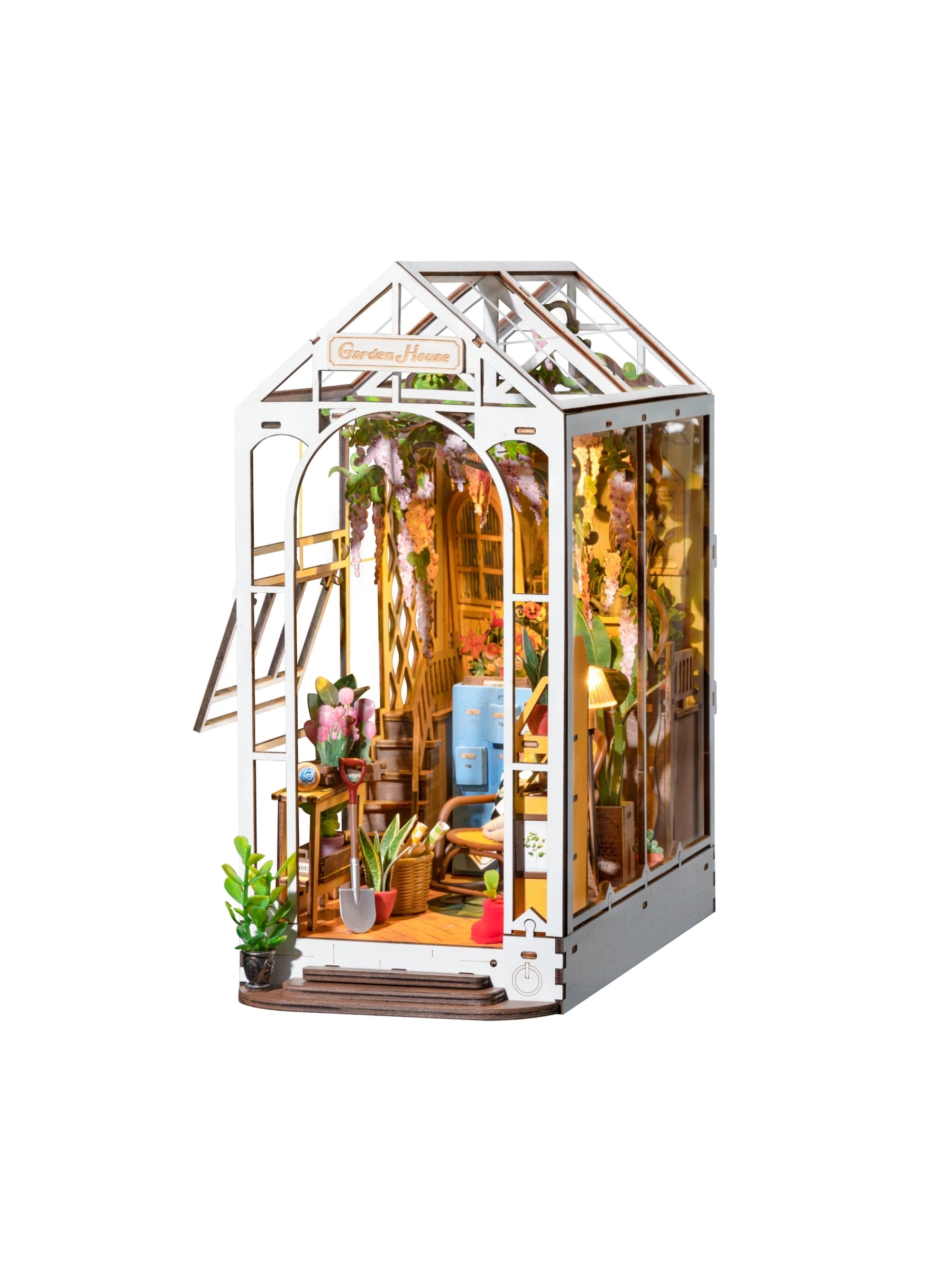 Book Nook DIY Miniature House Kit: Garden House