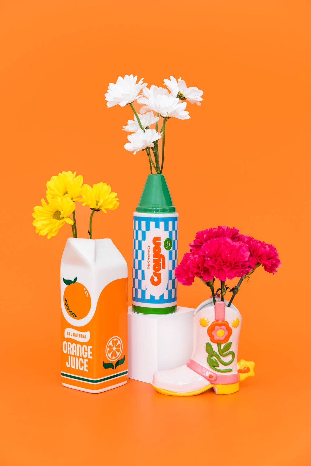 Ceramic Vase - Rise and Shine Orange Juice