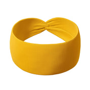 Lilac Market Headband: Mustard Yellow (Non-Slip, Ultra-Soft, 3-in-1 Twist Style)