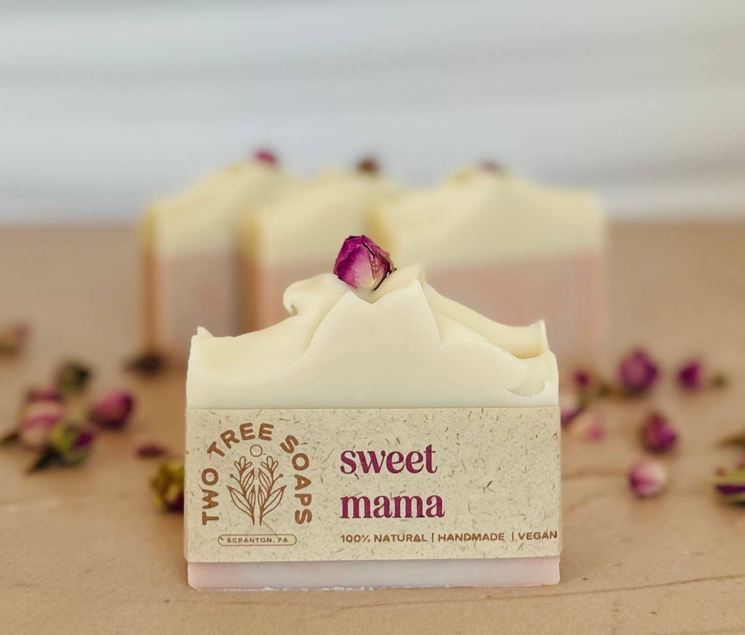 Sweet Mama Bar Soap – Lavender, Eucalyptus & Frankincense (Vegan, Palm-Free)