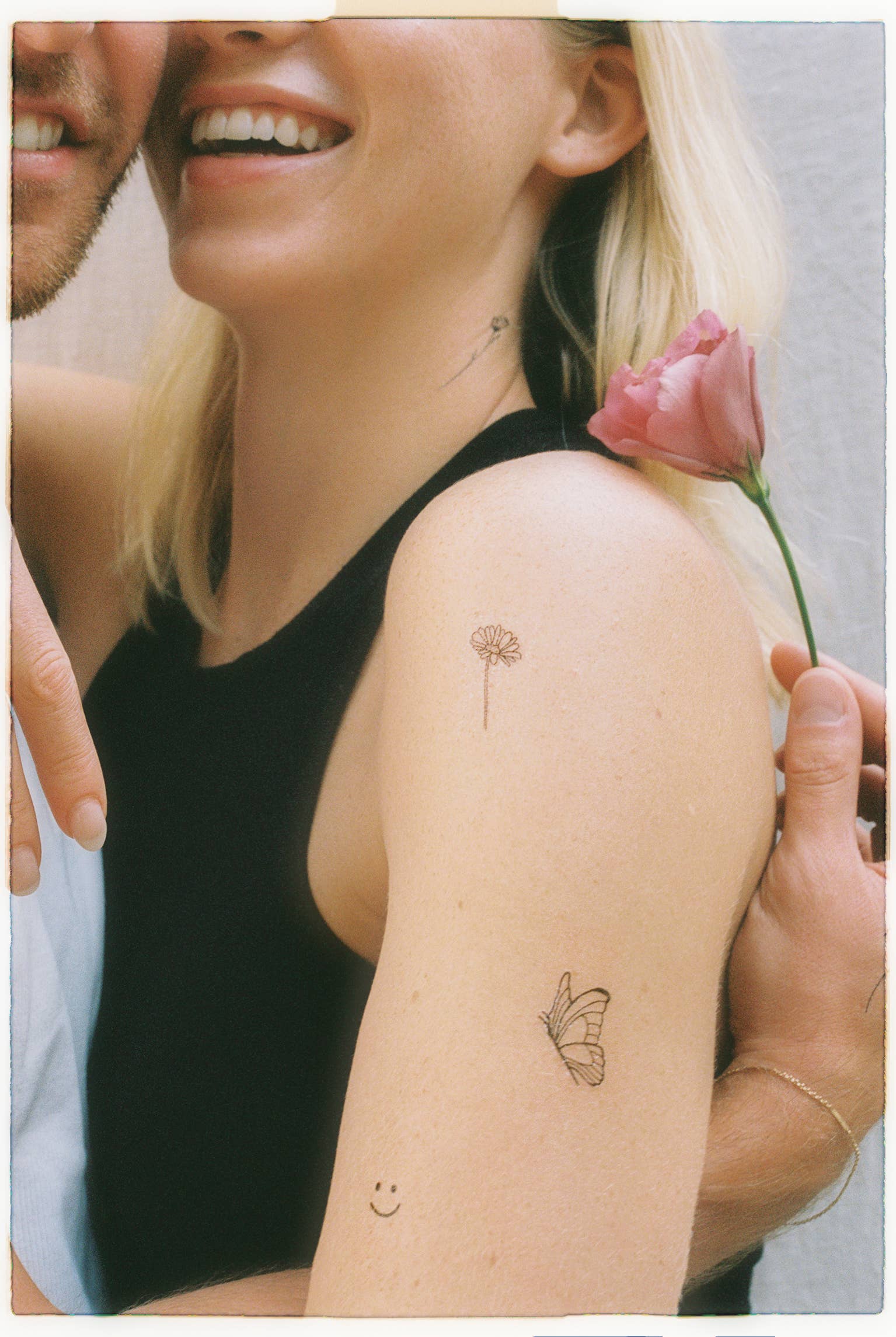 Blooming Hand-Drawn Temporary Tattoo Pack
