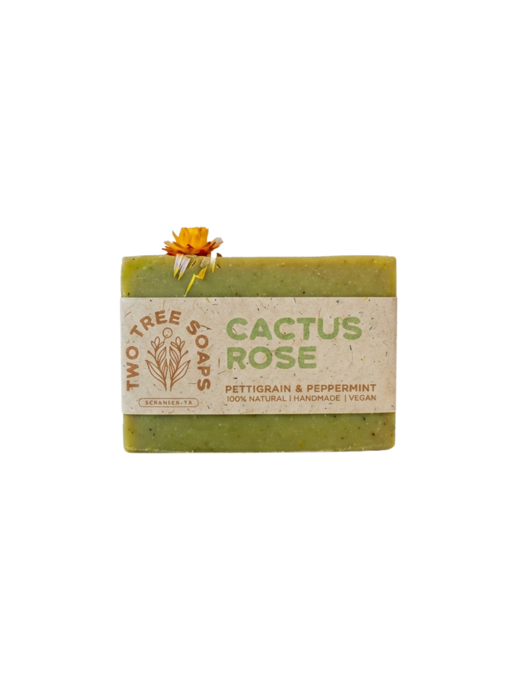 Cactus Rose Bar Soap – Herbal & Fresh (Vegan, Palm-Free)
