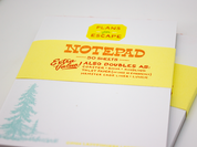 Plans for Escape Risograph Notepad