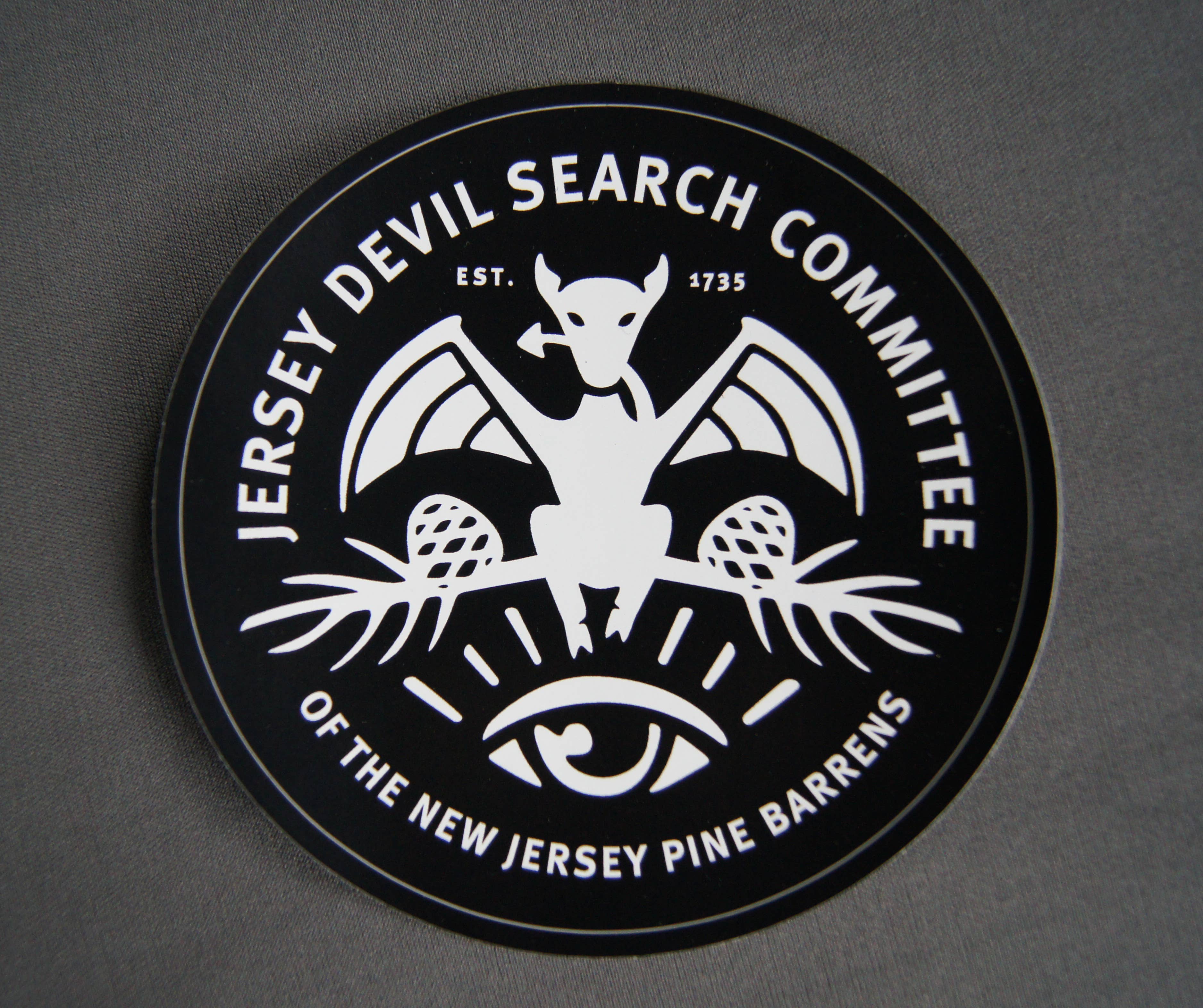Jersey Devil Search Committee Vinyl Sticker