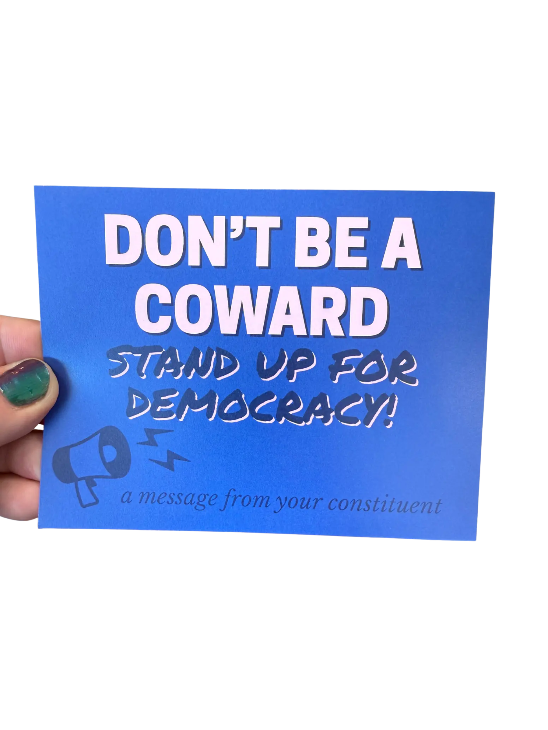 Write Your Rep: “A Message From Your Constituent” Political Postcards