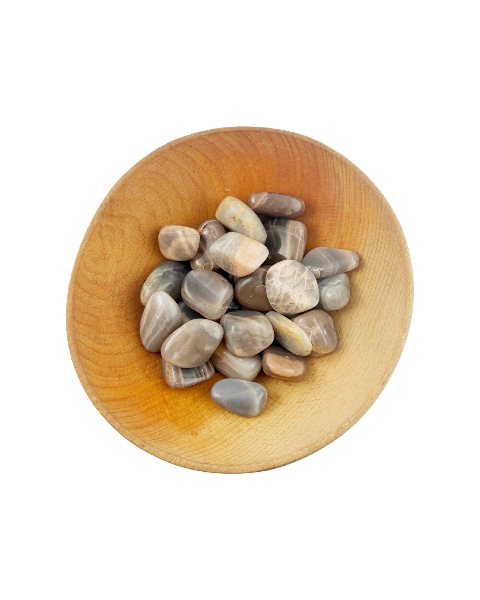 Black Moonstone Tumbled Stone