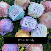 Rainbow Sherbet Ice Cream Scoop Solid Bubble Bath