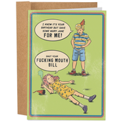 Mary Jane - 70's Vintage Marijuana Dark Humor Birthday Card
