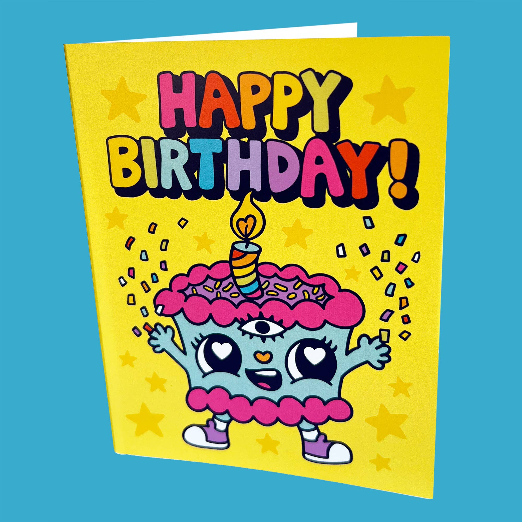 Groovy Happy Birthday Third Eye Card