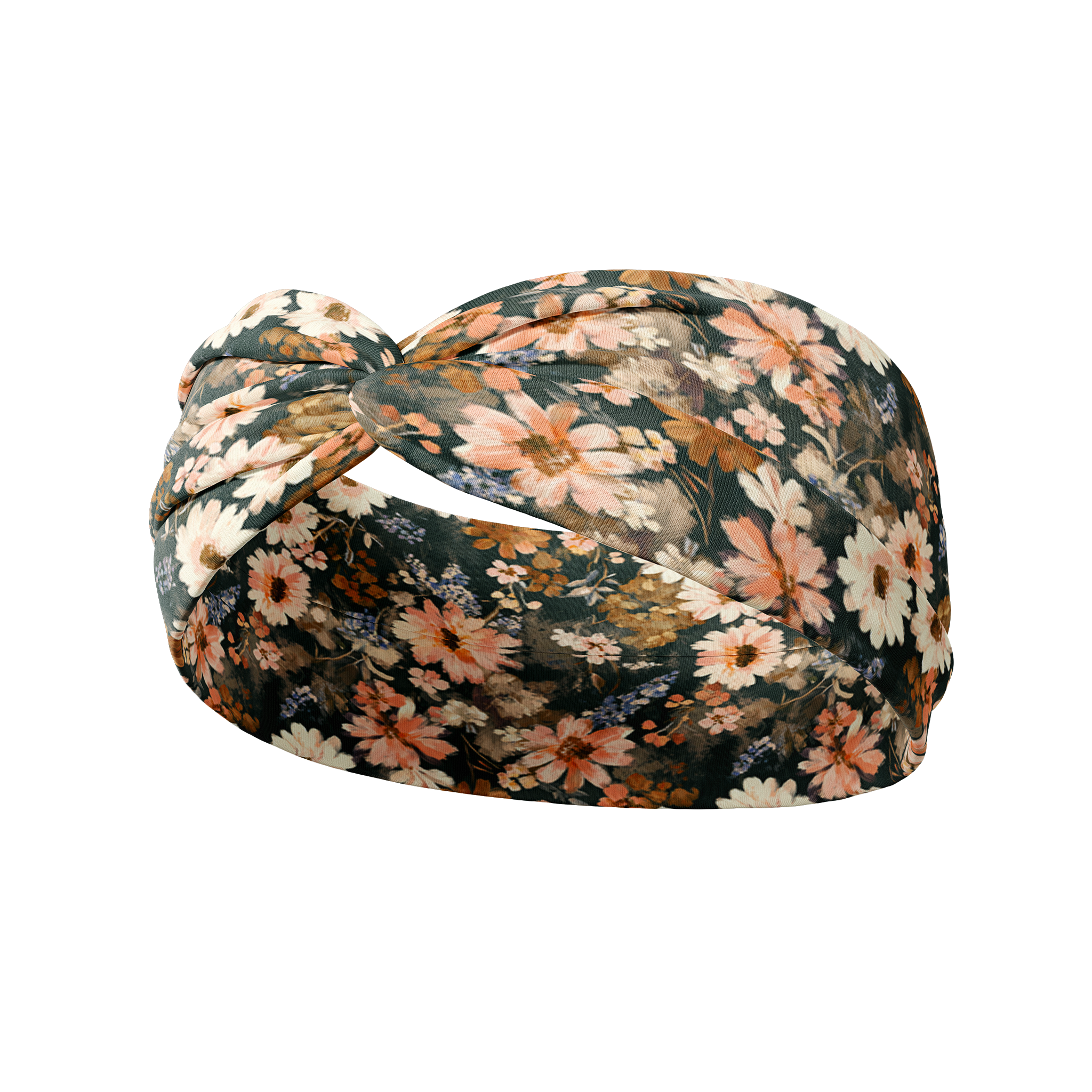 Lilac Market Headband: Sienna Floral (Non-Slip, Ultra-Soft, 3-in-1 Twist Style)