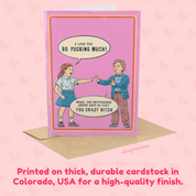 The Restraining Order Says 50 Feet 70's Vintage Card