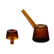 Deco Glass Bubbler | Art Deco Water Pipe