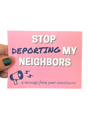 Write Your Rep: “A Message From Your Constituent” Political Postcards