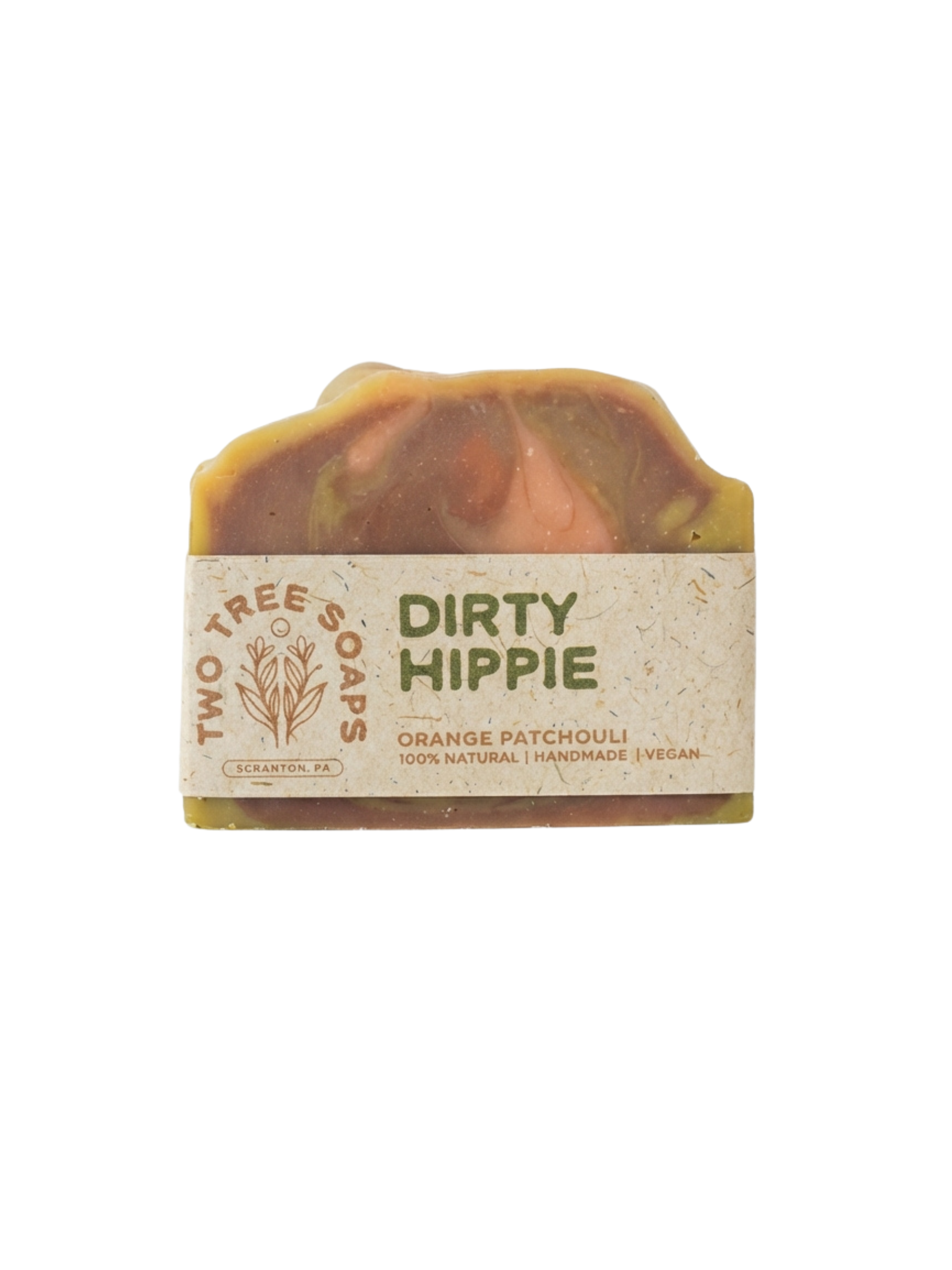 Dirty Hippie Bar Soap – Orange + Patchouli (Vegan, Palm-Free)
