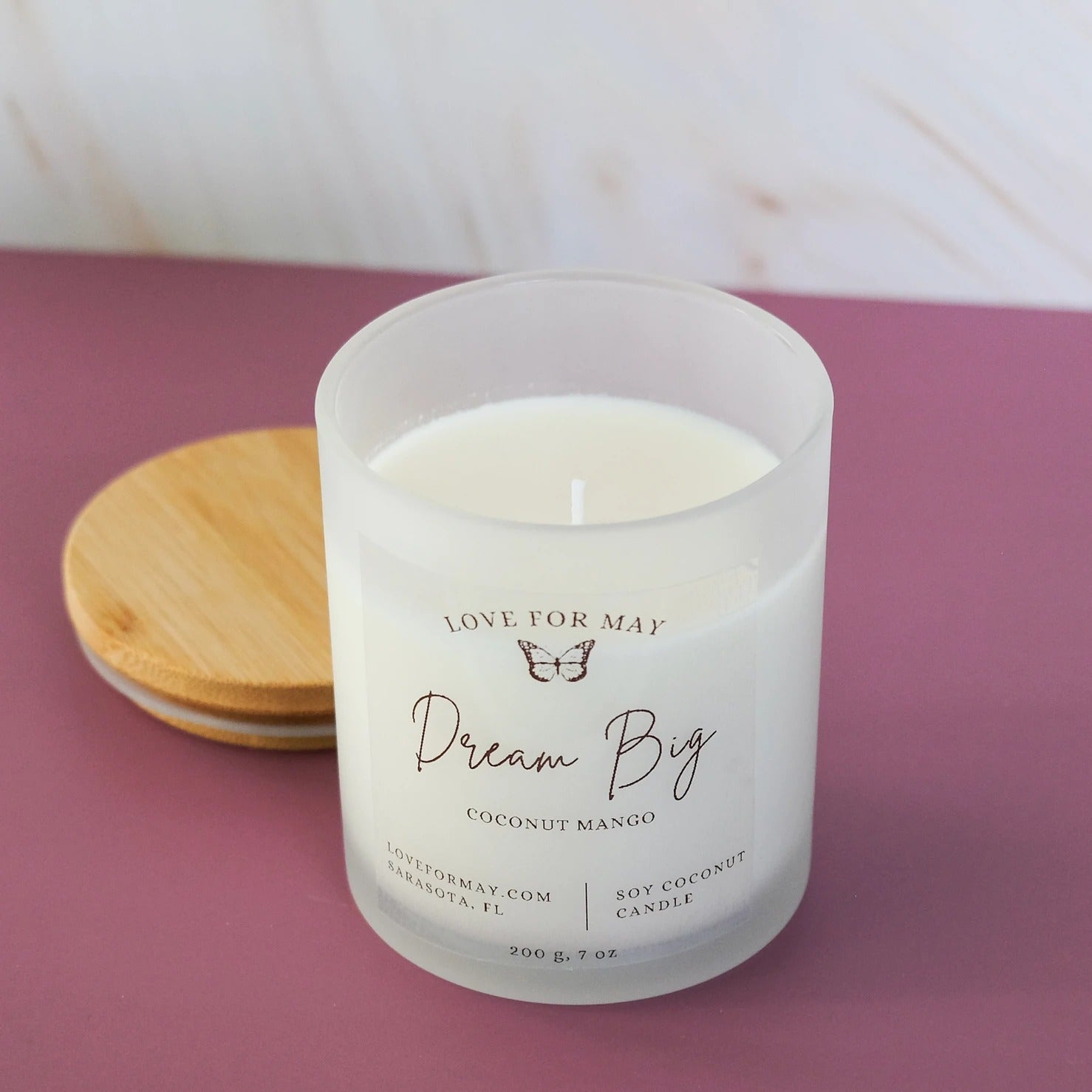 Dream Big Coconut Mango Candle