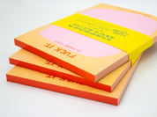Fuck it. I'll Figure it Out Risograph Notepad