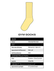 Exhausted American Gym Crew Socks