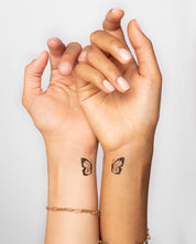 Butterfly Dreams Hand-Drawn Temporary Tattoo Pack