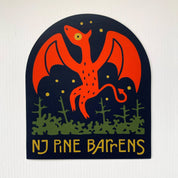 NJ Pine Barrens Jersey Devil Vinyl Sticker