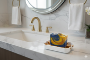 Biodegradable Bamboo Soap Dish with Drip Tray