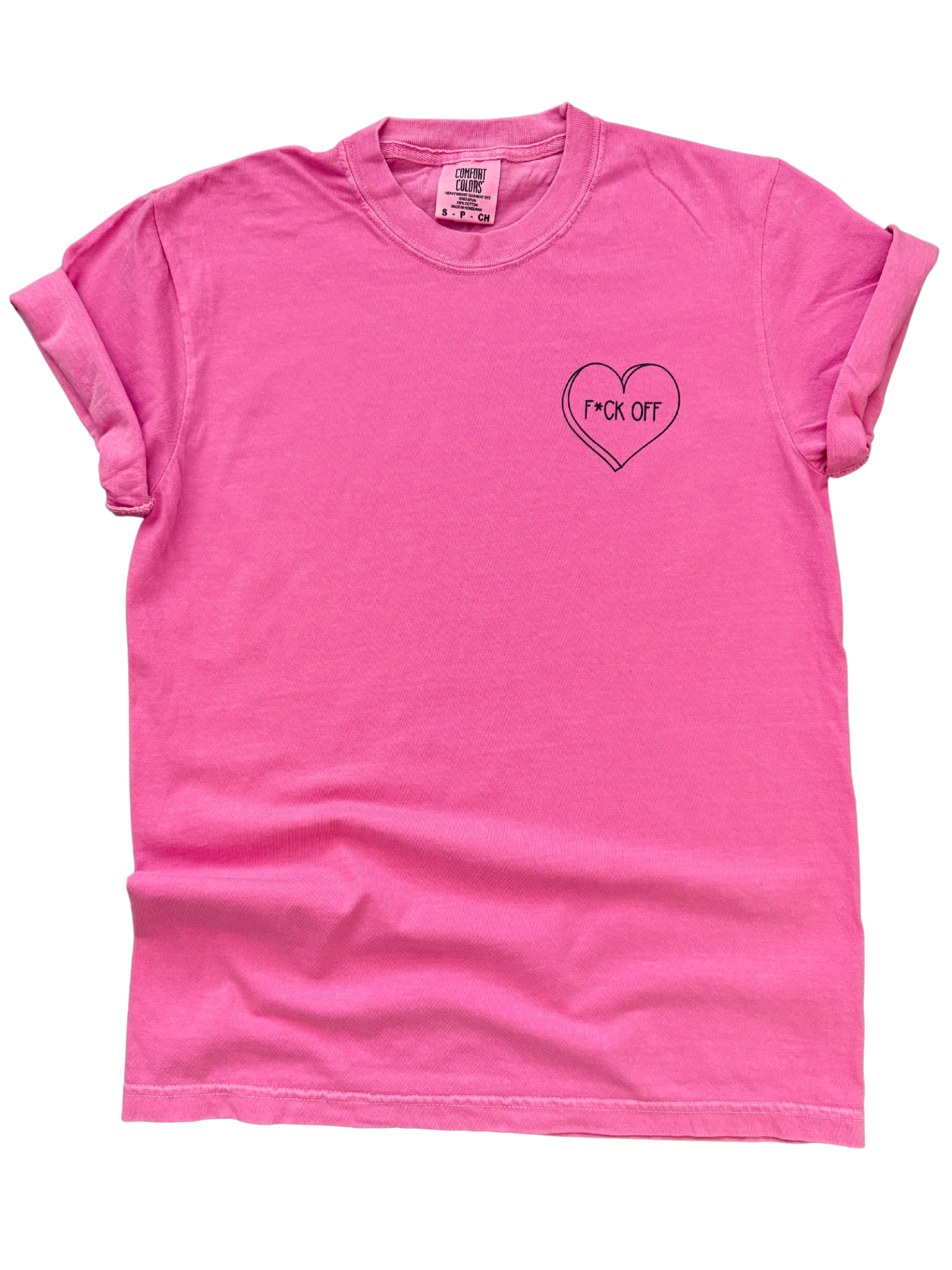 F*ck Off Heart Pink Tee