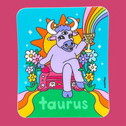 Wokeface Taurus Zodiac Vinyl Sticker
