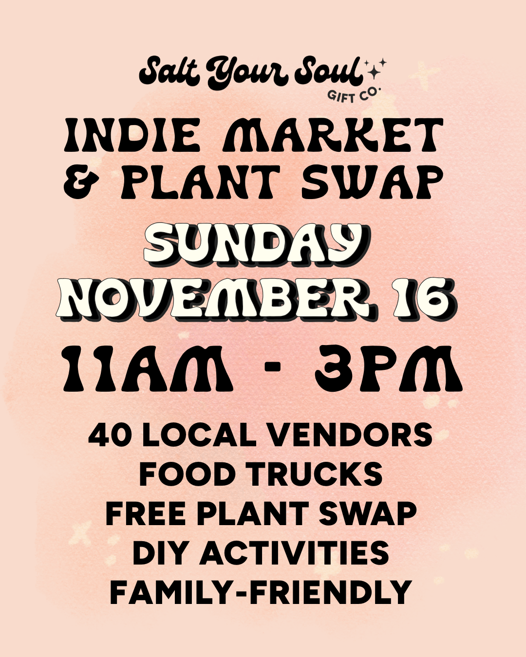 Sunday, November 16: Sarasota Indie Market & Plant Swap