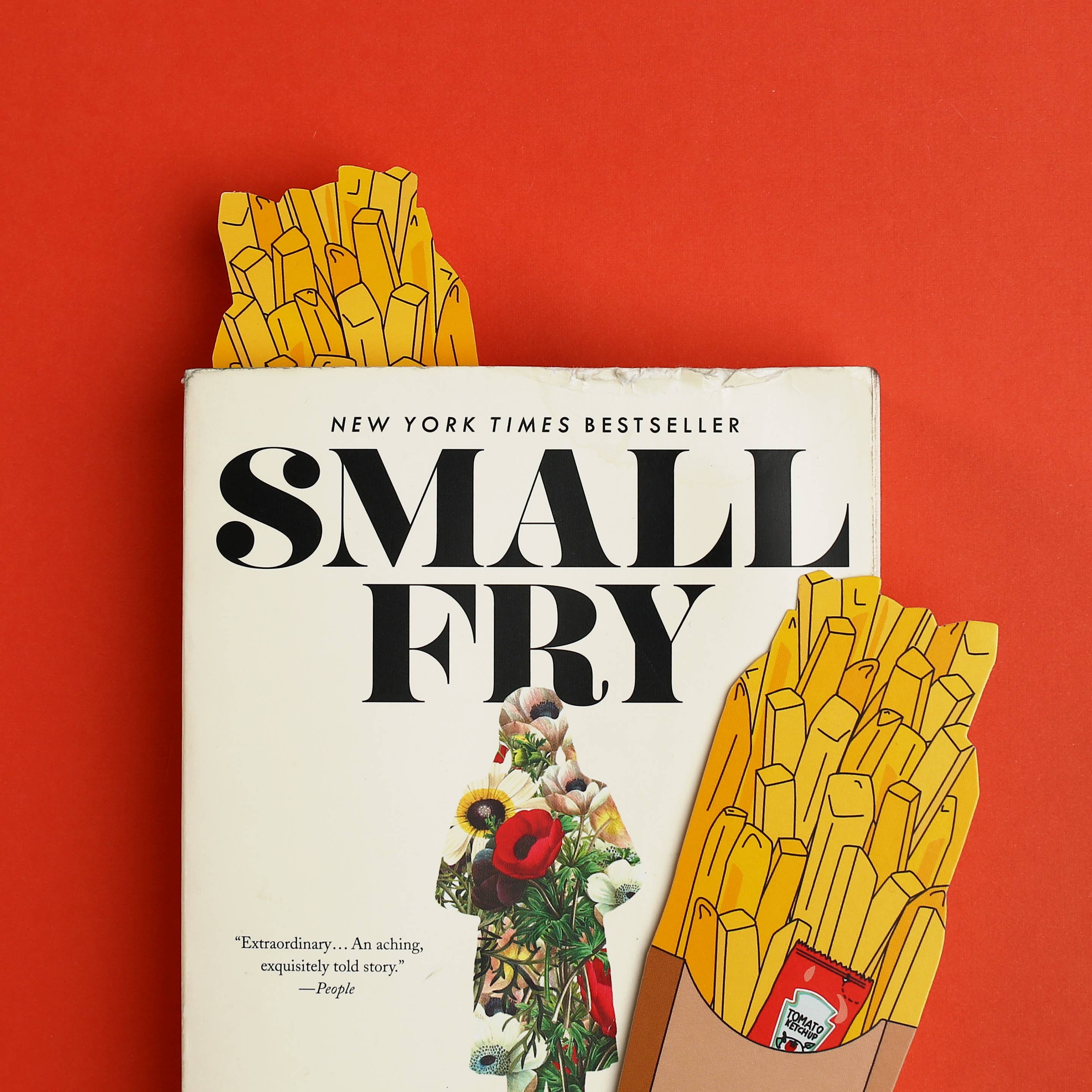 French Fries Die Cut Bookmark