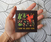 I Saw the Jersey Devil Vinyl Sticker