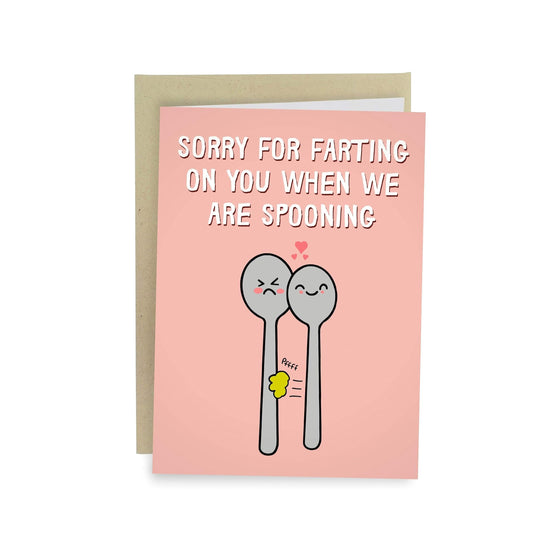 Sorry For Farting Greeting Card