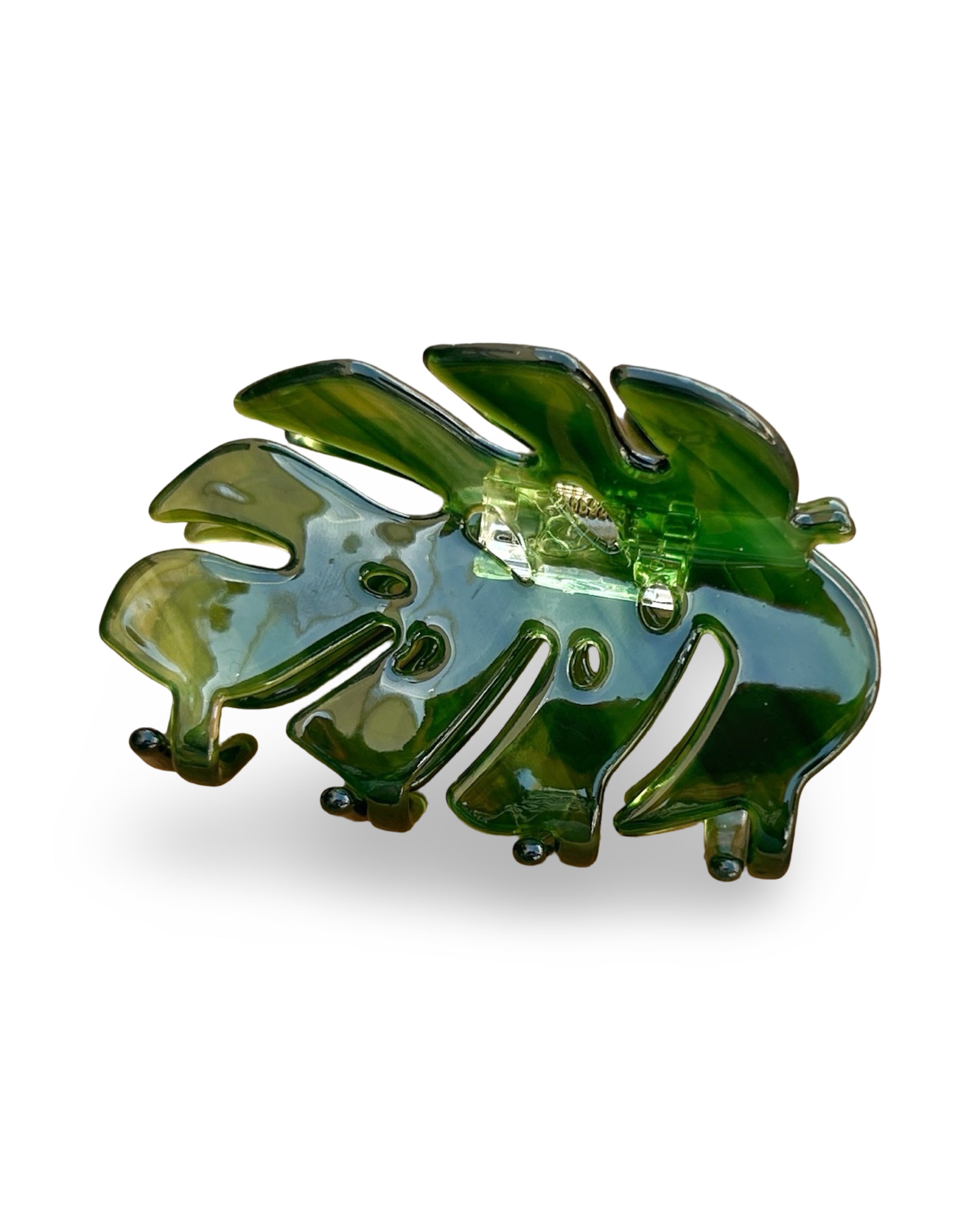 Monstera Leaf Hair Claw Clip