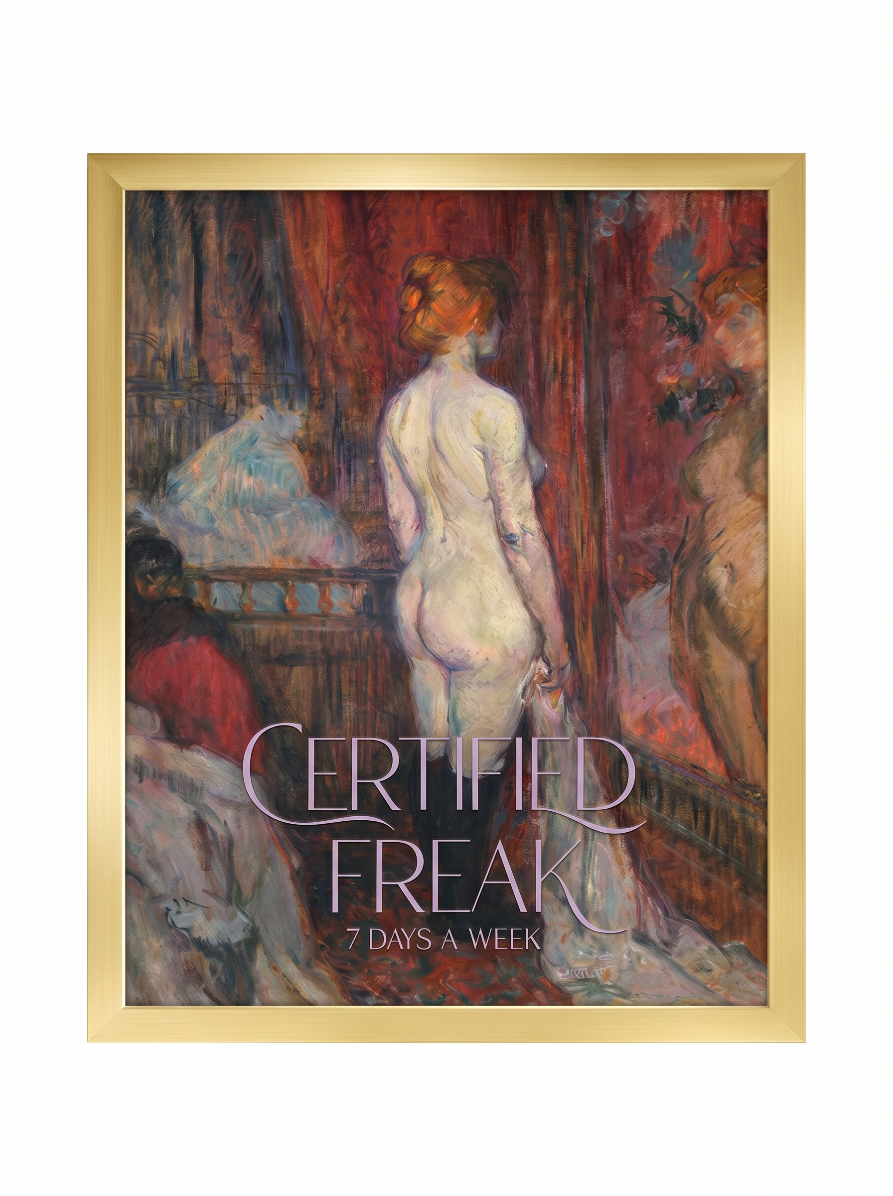 Certified Freak Vintage Art Print
