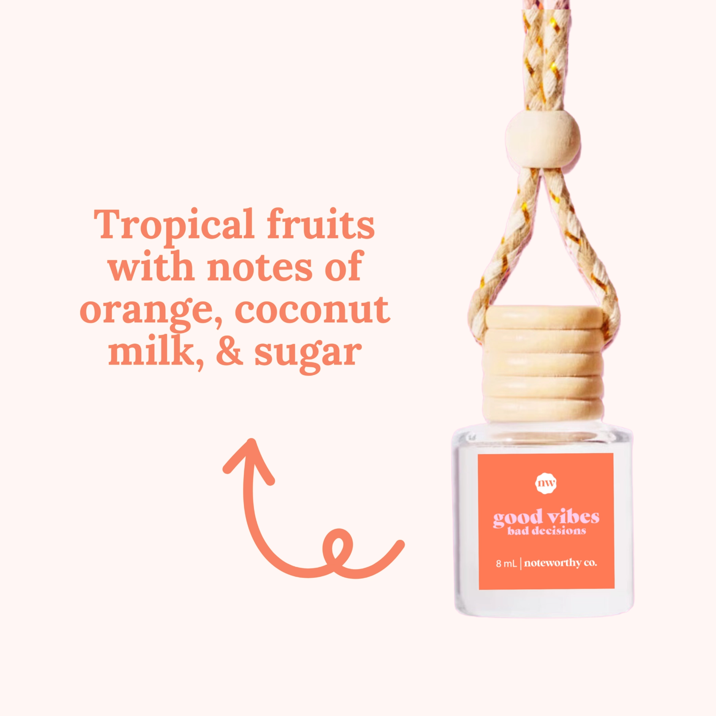 Hanging Essential Oil Diffuser - 15+ Scents