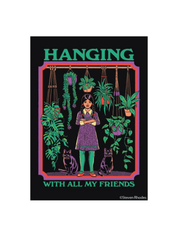 “Hanging With All My Friends” Funny Plant Lover Magnet
