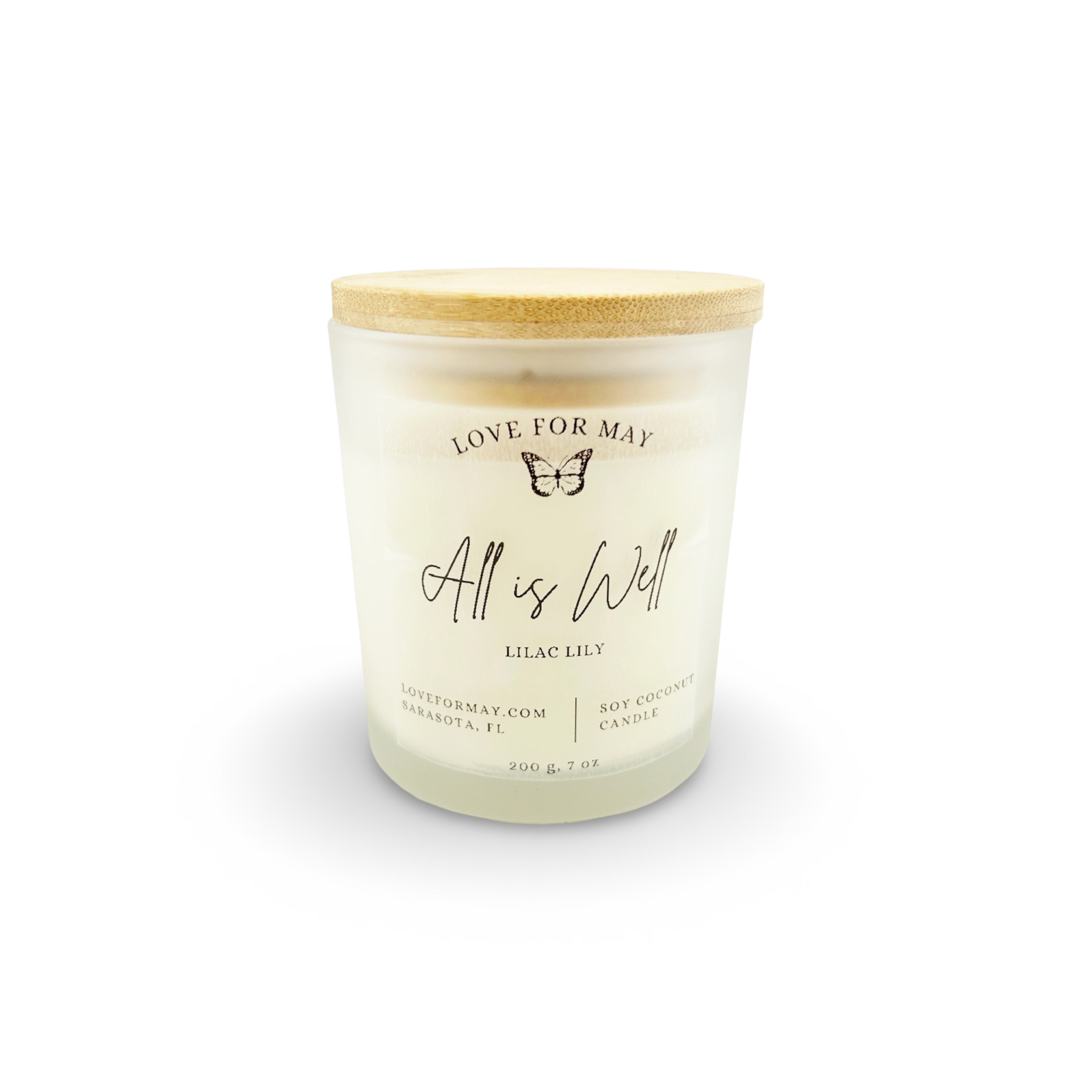 All Is Well Lilac Lily Candle