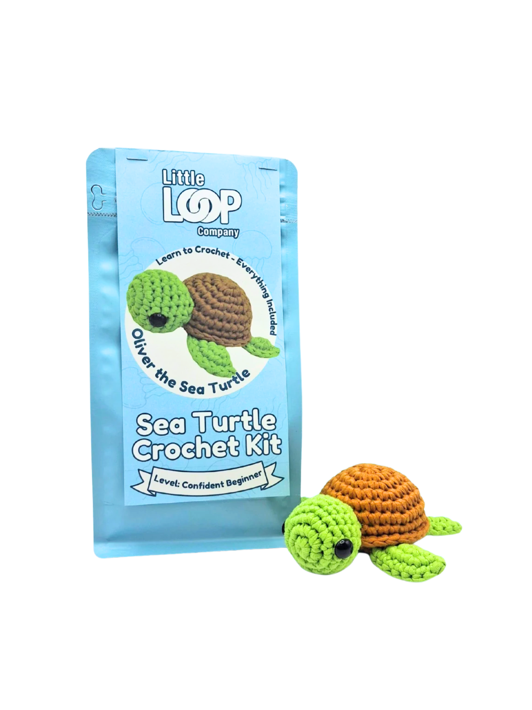 Oliver the Sea Turtle – Confident Beginner Crochet Kit