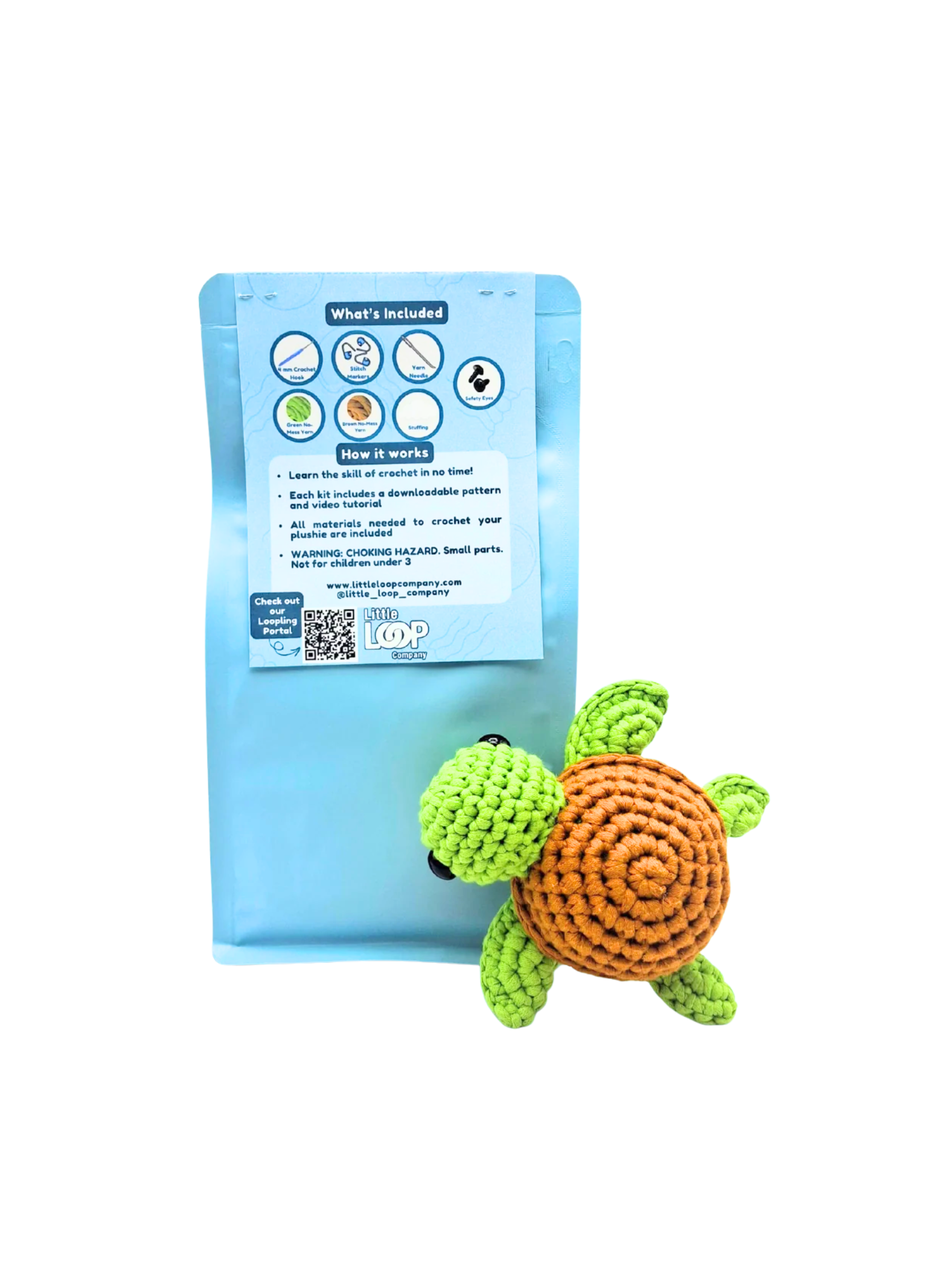 Oliver the Sea Turtle – Confident Beginner Crochet Kit